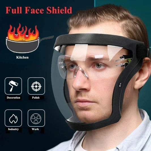 Full Face Protector Shield Transparent Facial Mask | Kitchen tools